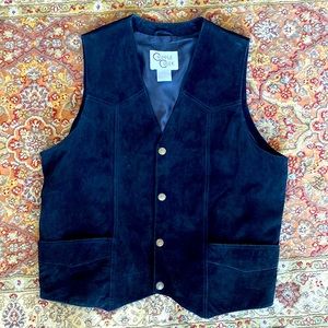 Cripple Creek / Genuine Leather / Suede Vest / Size L